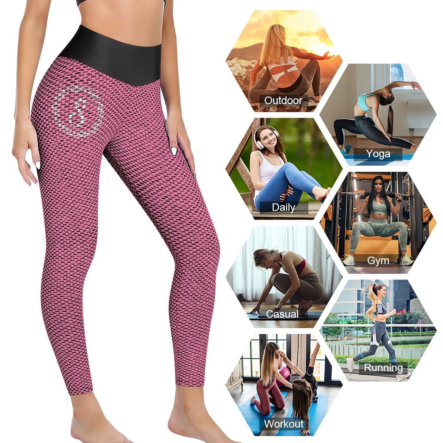 Slayers Honeycomb Textured Yoga Pants