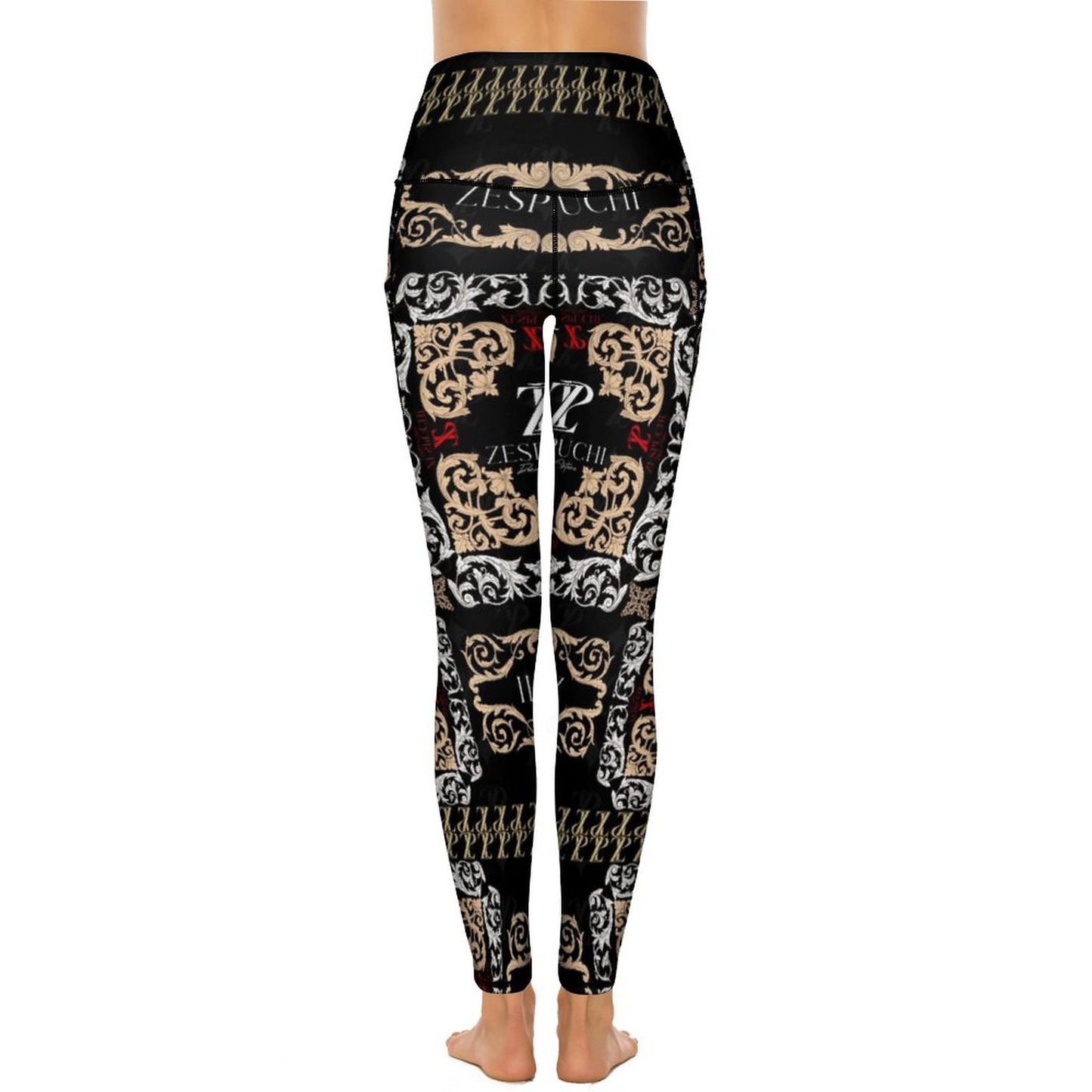 Aerial Gold Yoga Pants