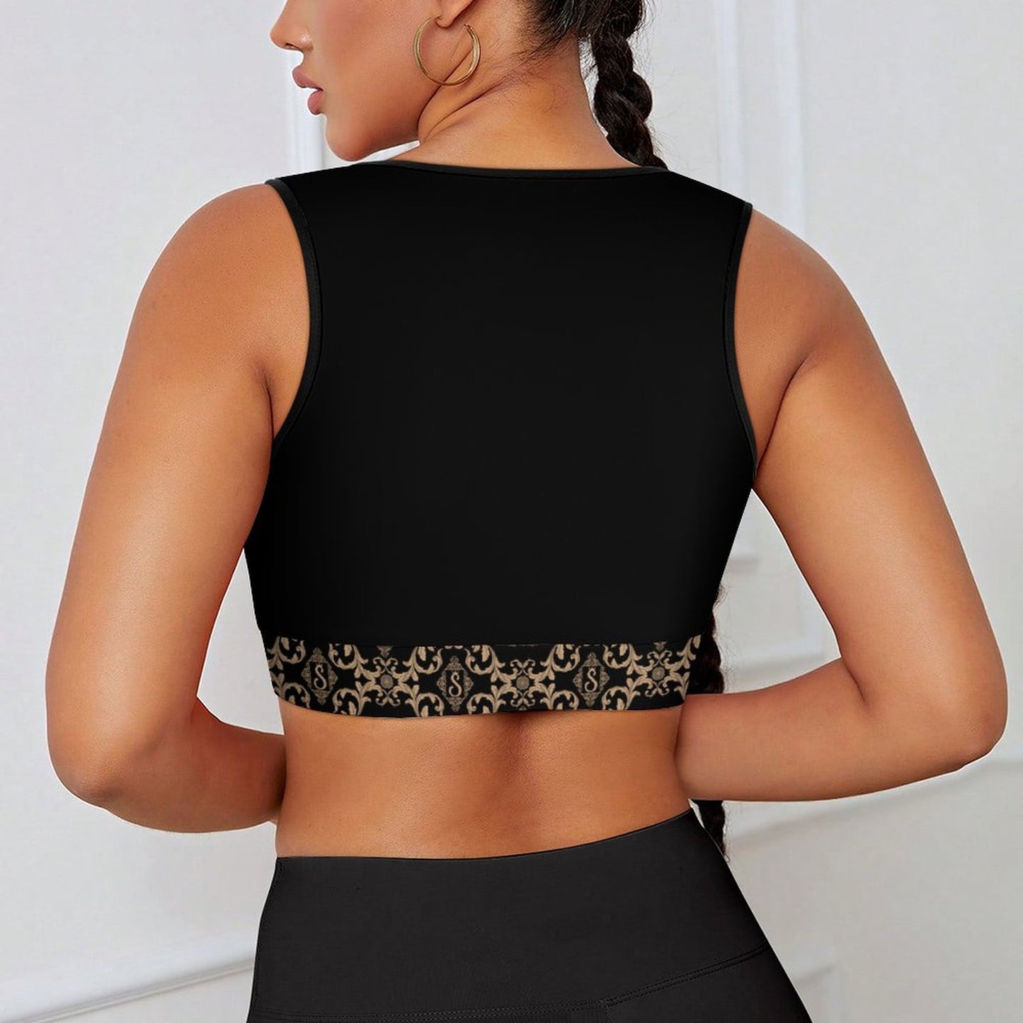 Sweet Bee Sports Bra (Black)