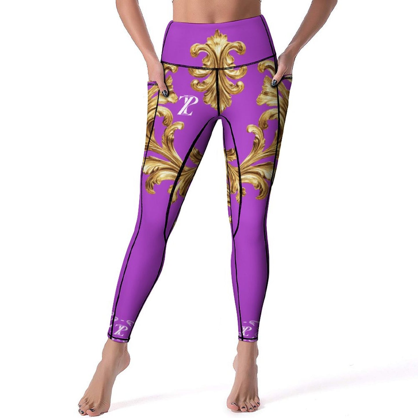 Victorian Empra Yoga Pants (Purple)