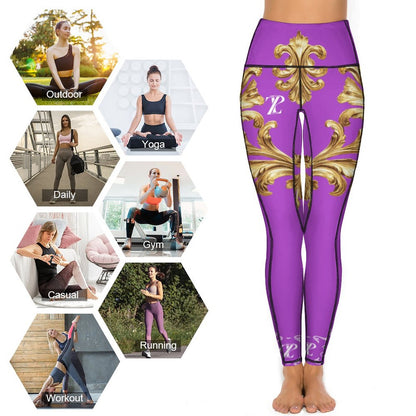 Victorian Empra Yoga Pants (Purple)