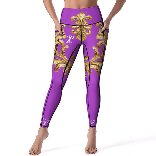 Victorian Empra Yoga Pants (Purple)